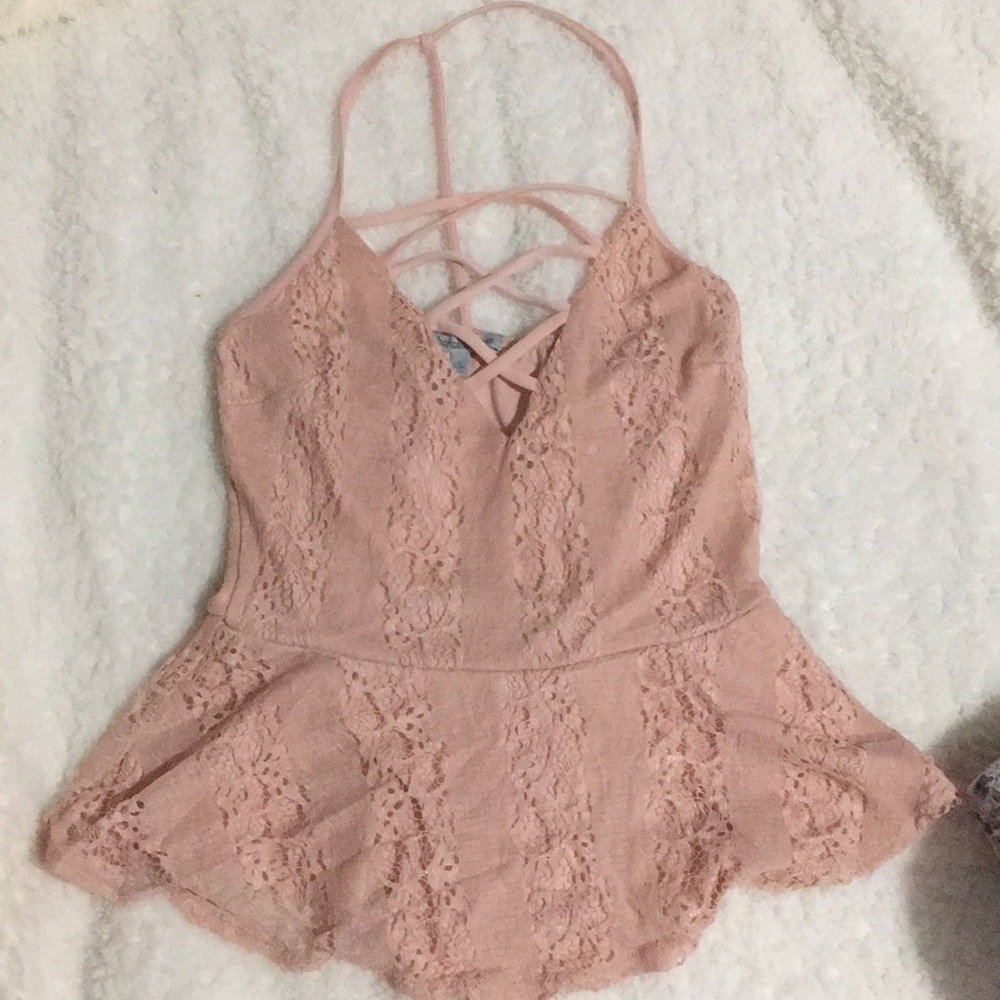 Strappy Charlotte Russe V-neck
